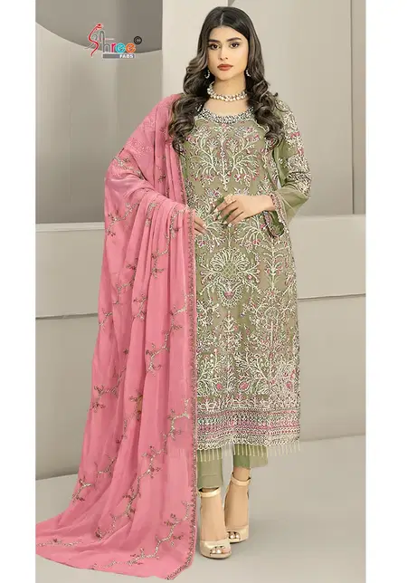 Sf 5608 A To D By Shree Chiffon Bulk Pakistani Salwar Suits Orders In India
